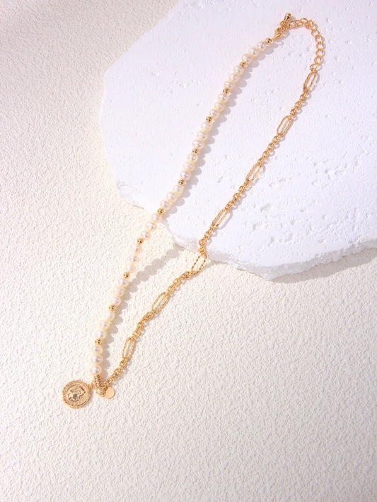 Collar Vintage “Queen” con Perla Natural