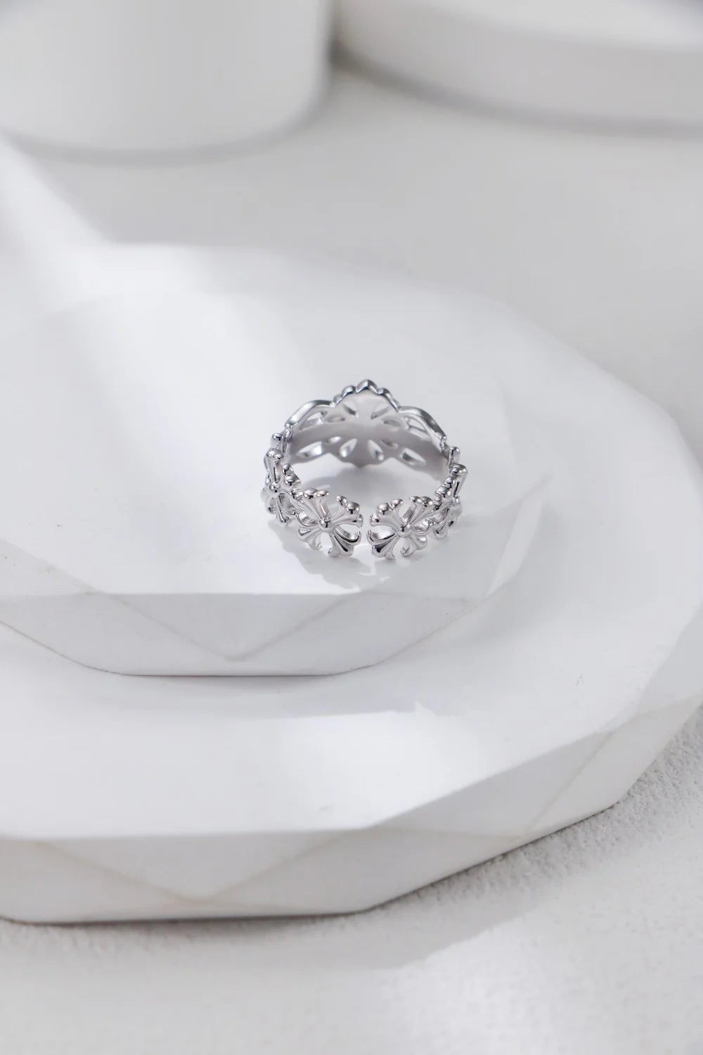 Anillo abierto de estilo vintage