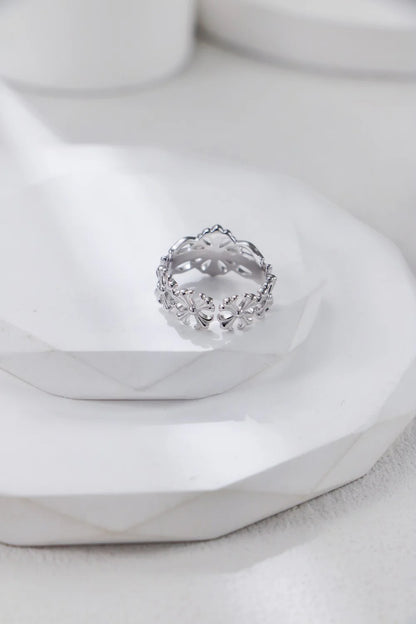 Anillo abierto de estilo vintage