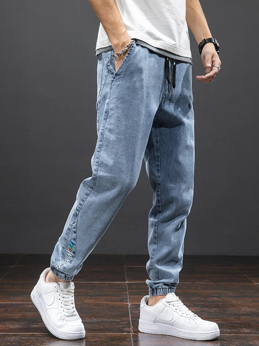 Pantalones cargo vaqueros para hombre