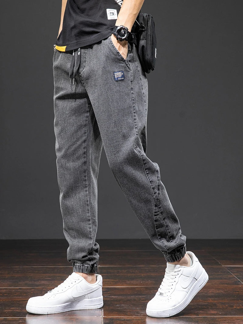 Pantalones cargo vaqueros para hombre