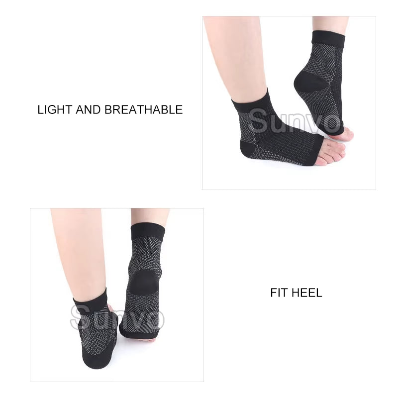 Calcetines de compresión para fascitis plantar, para hombre y mujer.