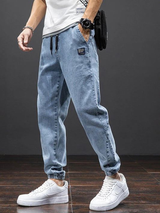Pantalones cargo vaqueros para hombre