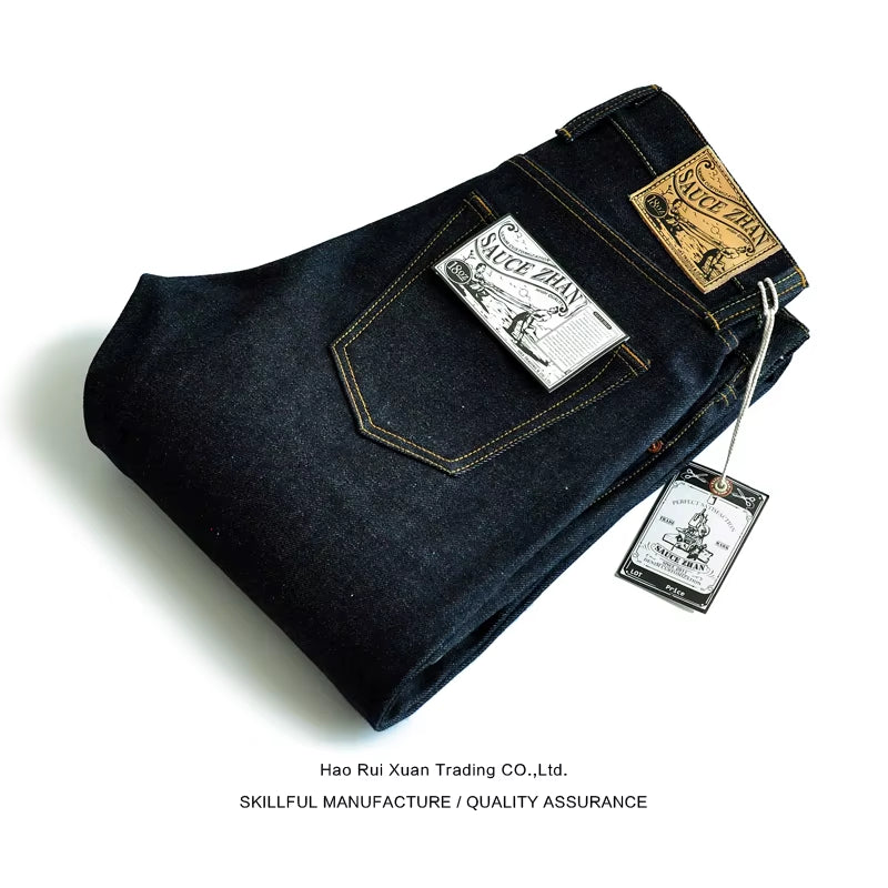Vaqueros para hombre. Estilo vintage, grueso y duradero.
