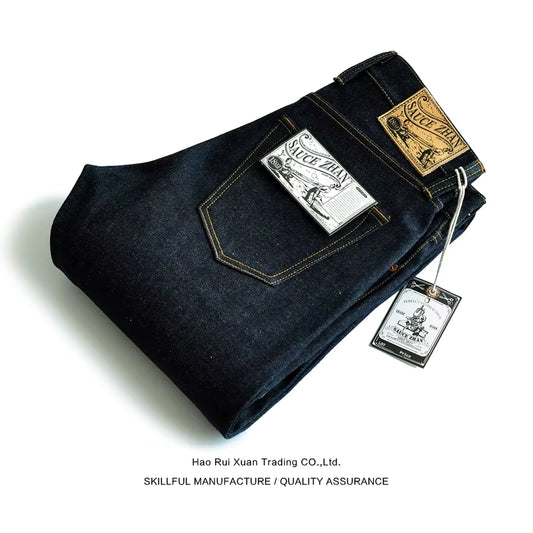 Vaqueros para hombre. Estilo vintage, grueso y duradero.