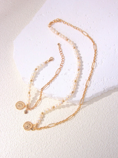 Collar Vintage “Queen” con Perla Natural