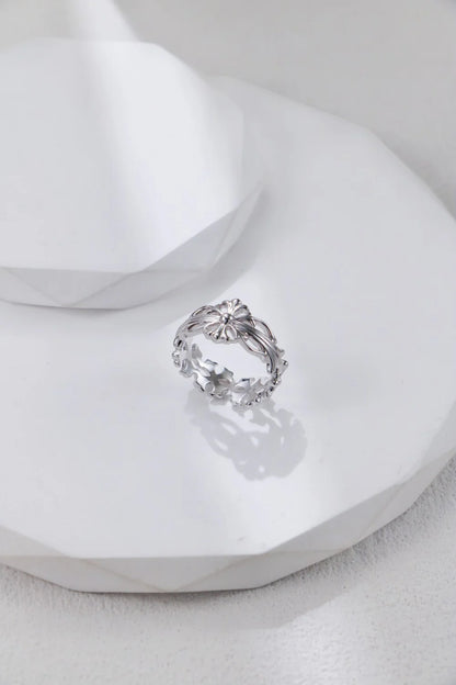 Anillo abierto de estilo vintage