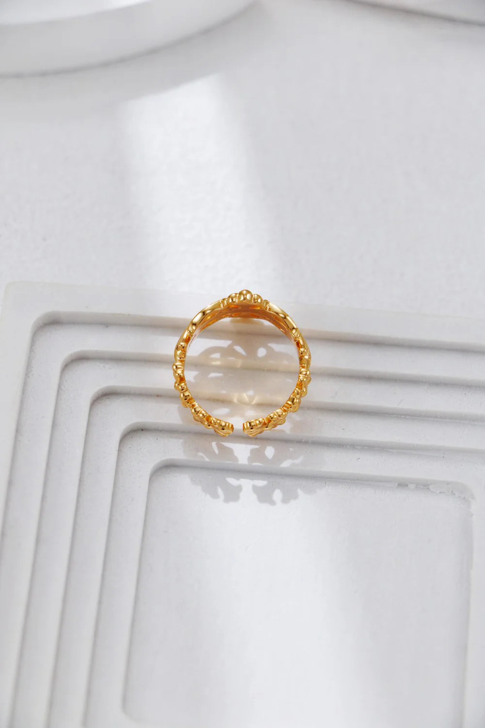 Anillo abierto de estilo vintage