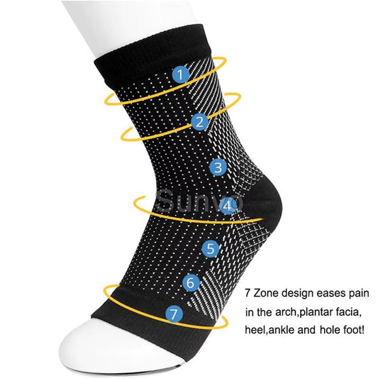 Calcetines de compresión para fascitis plantar, para hombre y mujer.