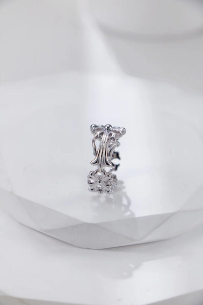 Anillo abierto de estilo vintage