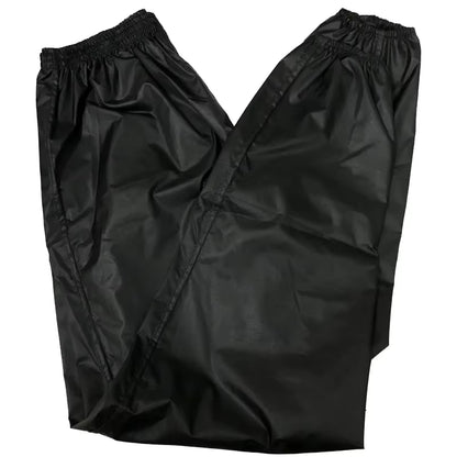 Traje de sudoración de alta calidad para hombre. Conjunto deportivo de PVC (top + pantalón) ideal para entrenamientos, fitness, running y jogging.