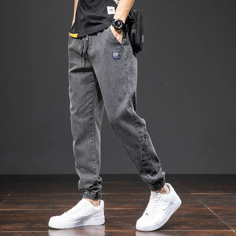 Pantalones cargo vaqueros para hombre