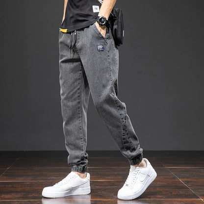 Pantalones cargo vaqueros para hombre