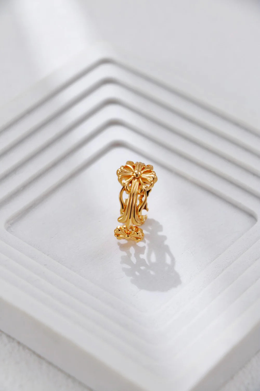 Anillo abierto de estilo vintage