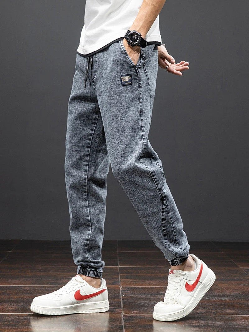 Pantalones cargo vaqueros para hombre